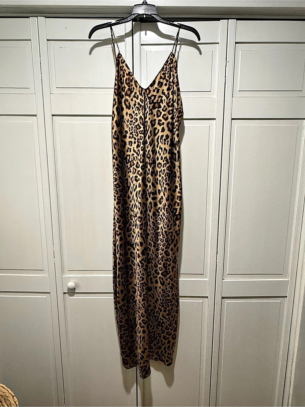 Leopard Print Maxi Dress